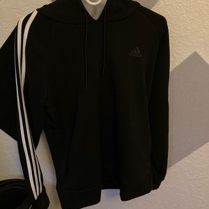 black adidas hoodie